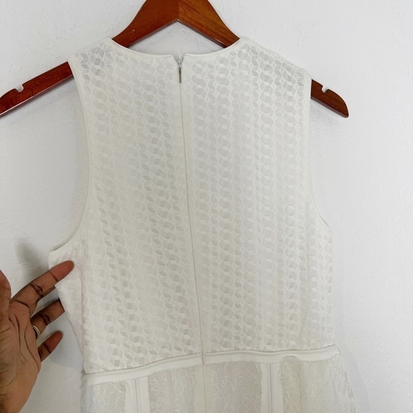 Hugo Boss Runway Danisa Stretch Midi White Dress - Picture 6 of 13